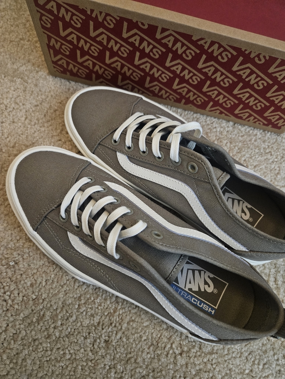 Vans Wafflecup Overland Trek Canvas Sneakers Women's 9 Men's 7.5 Gray/Olive New - Picture 11 of 13